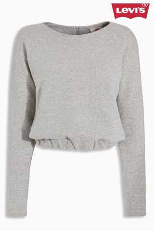 Grey Levi's&reg; Crew Neck Sweater